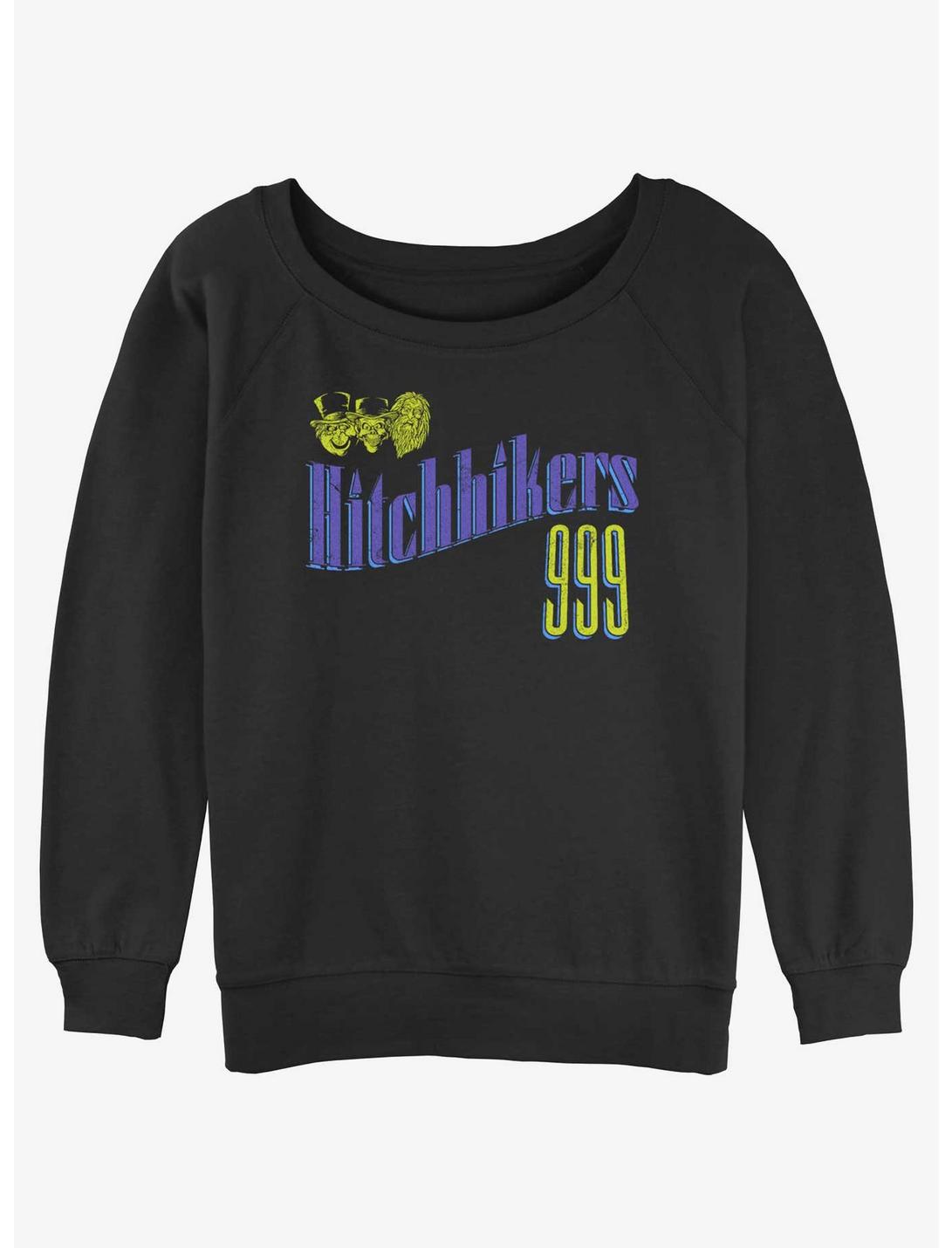 Disney Haunted Mansion Hitchhikers Club Womens Slouchy Sweatshirt, BLACK, hi-res