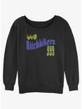 Disney Haunted Mansion Hitchhikers Club Womens Slouchy Sweatshirt, BLACK, hi-res