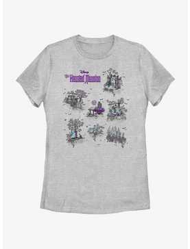 Disney Haunted Mansion Map Womens T-Shirt, , hi-res