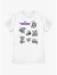 Disney Haunted Mansion Map Womens T-Shirt, WHITE, hi-res