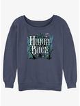 Disney Haunted Mansion Hurry Back Womens Slouchy Sweatshirt, BLUEHTR, hi-res