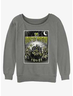 Disney Haunted Mansion Horror Mansion Poster Womens Slouchy Sweatshirt Her Universe Web Exclusive, , hi-res