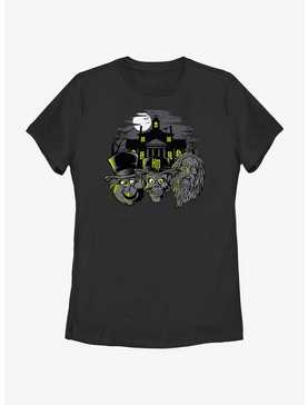 Disney Haunted Mansion Three Hitchhiking Ghosts Heads Womens T-Shirt, , hi-res