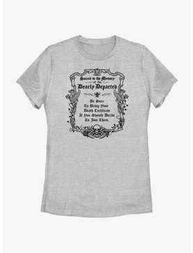 Disney Haunted Mansion Message To The Dearly Departed Womens T-Shirt, , hi-res