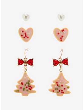 Holiday Sugar Cookie Figural Earring Set - BoxLunch Exclusive, , hi-res
