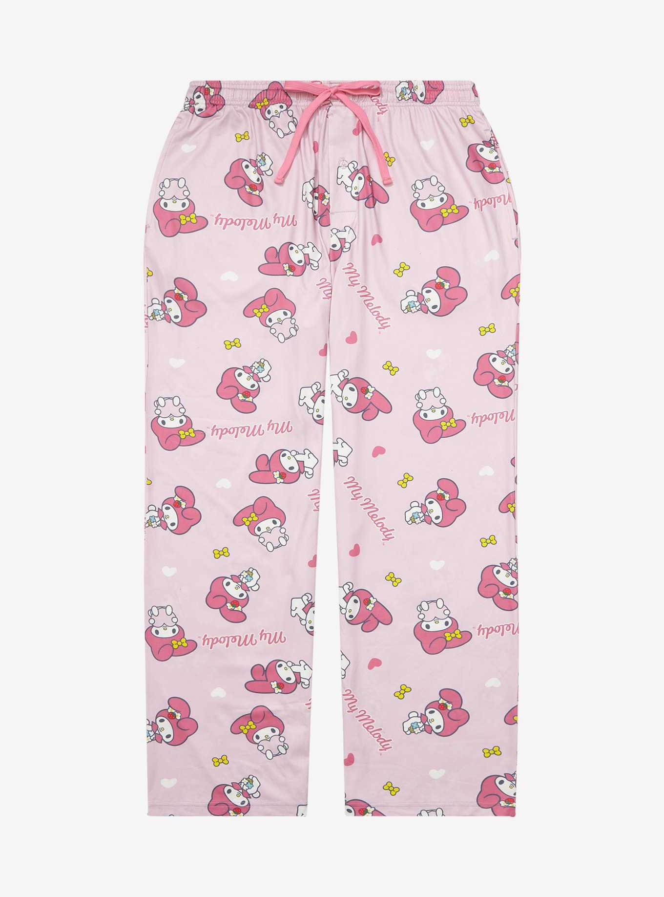 Sanrio My Melody Allover Print Women's Plus Size Sleep Pants - BoxLunch Exclusive, , hi-res