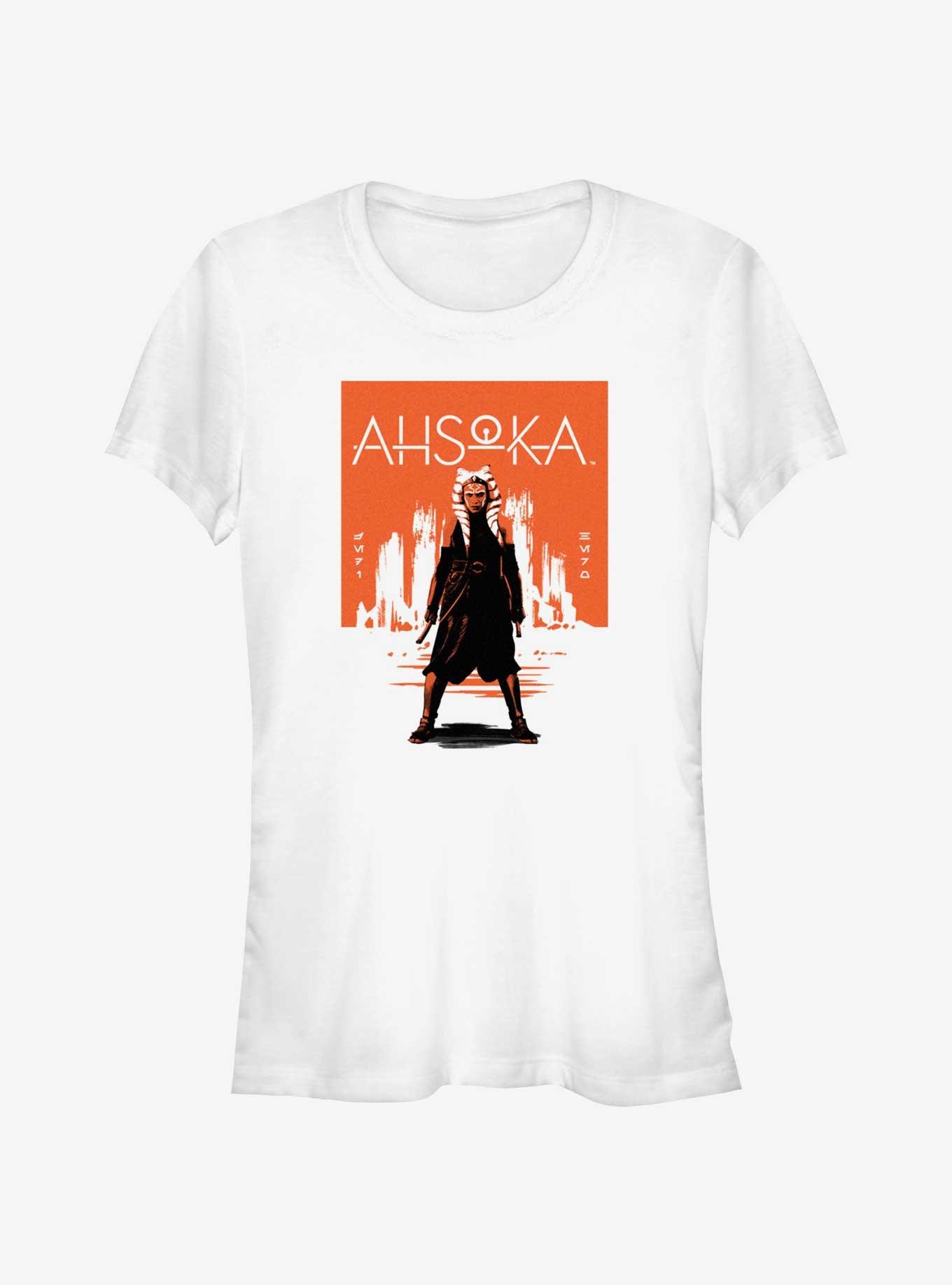 Star Wars Ahsoka Action Stance Girls T-Shirt, , hi-res