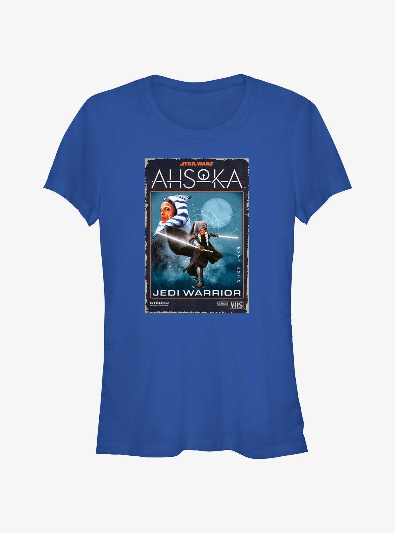 Star Wars Ahsoka Jedi Warrior VHS Girls T-Shirt, , hi-res