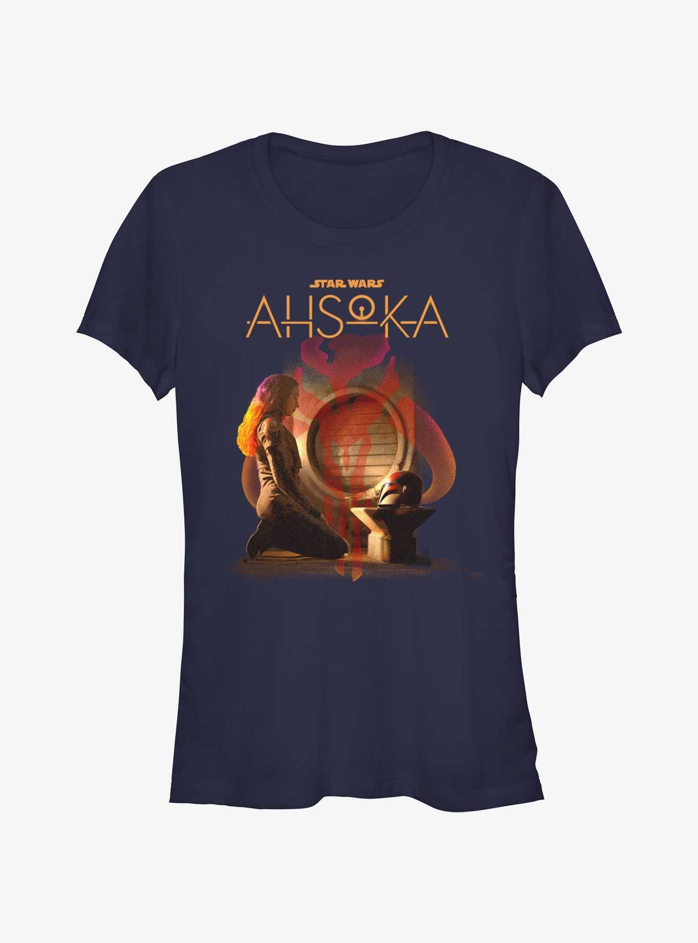 Star Wars Ahsoka Mandalorian Sabine Wren Girls T-Shirt, NAVY, hi-res