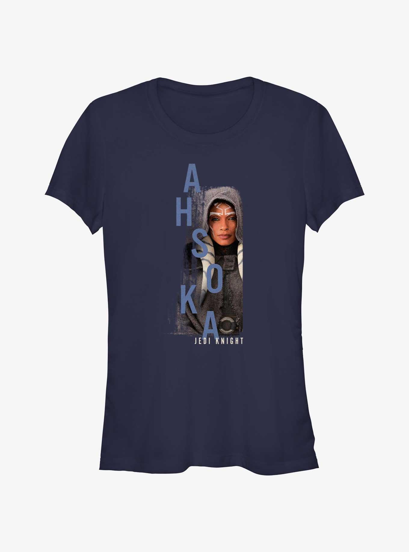 Star Wars Ahsoka Jedi Knight Girls T-Shirt, NAVY, hi-res