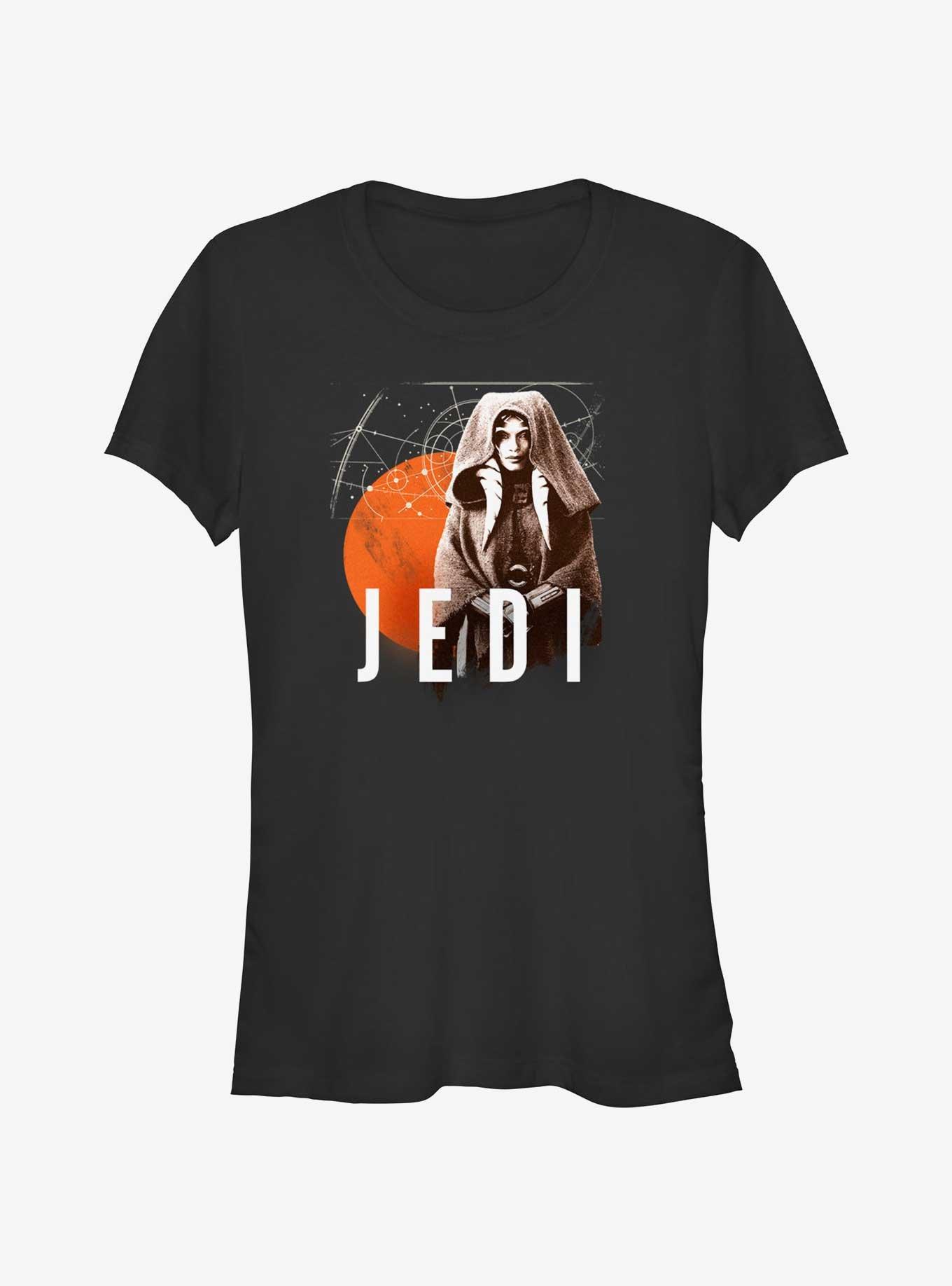 Star Wars Ahsoka Galactic Jedi Girls T-Shirt, BLACK, hi-res