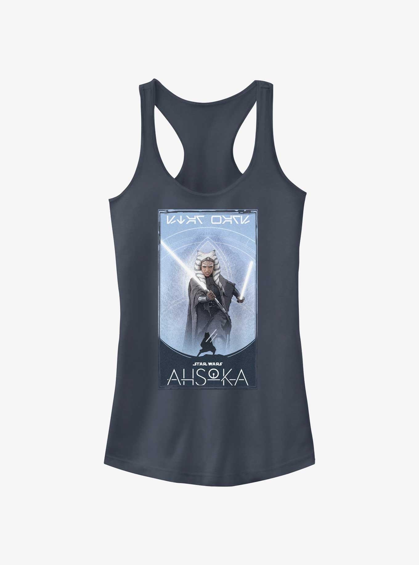 Star Wars Ahsoka Jedi Poster Girls Tank, INDIGO, hi-res