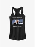 Star Wars Ahsoka May The Force Be With You Portrait Girls Tank, BLACK, hi-res
