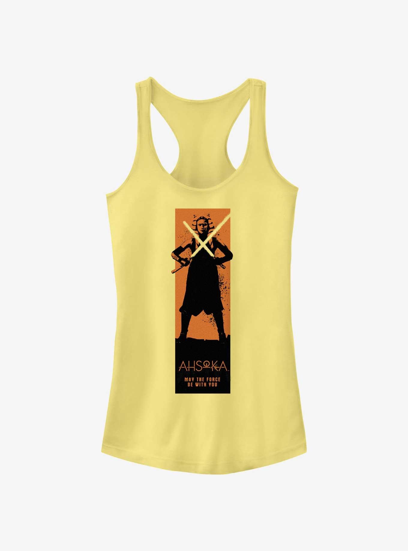 Star Wars Ahsoka Force Block Girls Tank, BANANA, hi-res