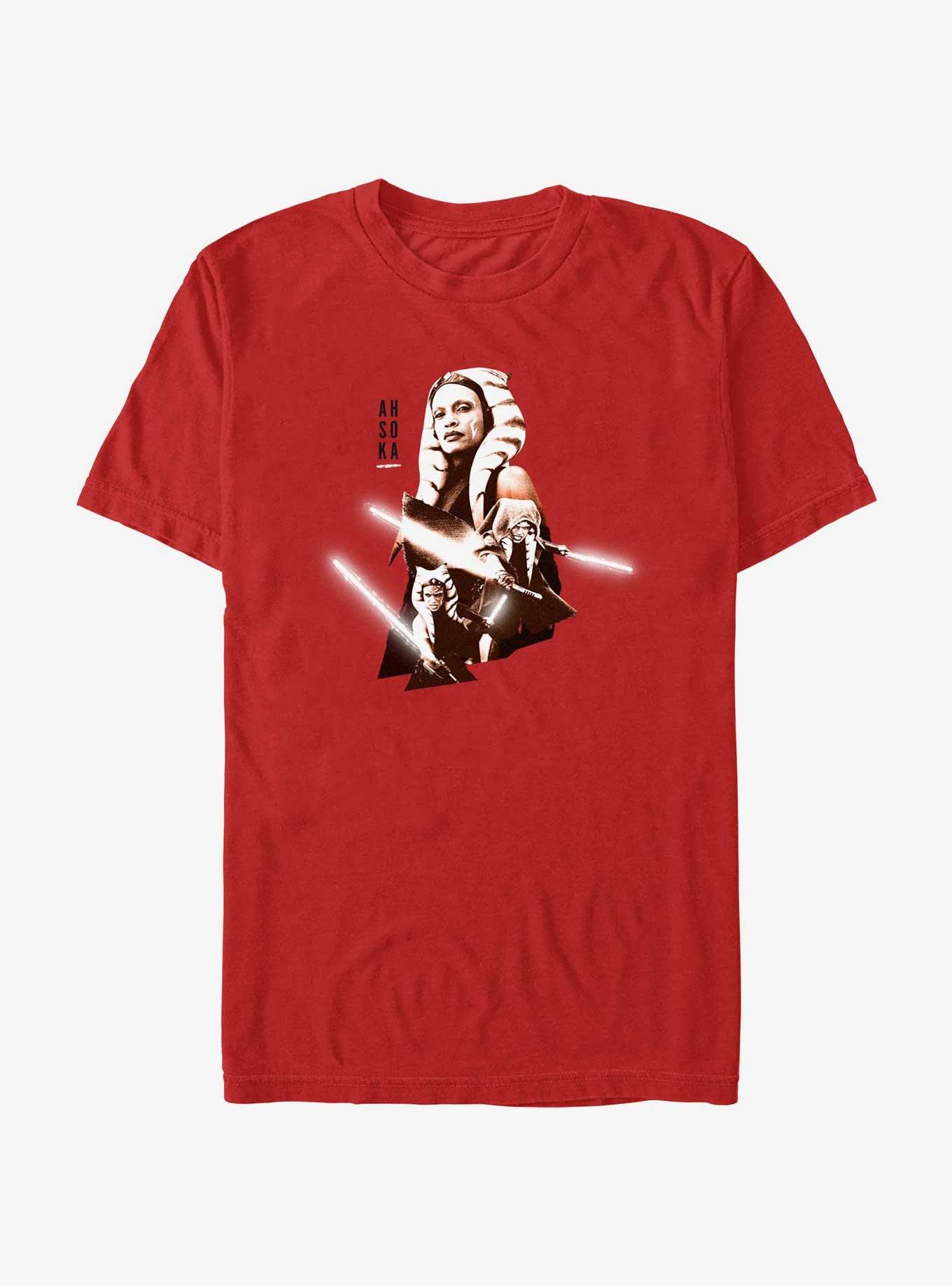 Star Wars Ahsoka Hero Portrait T-Shirt, , hi-res