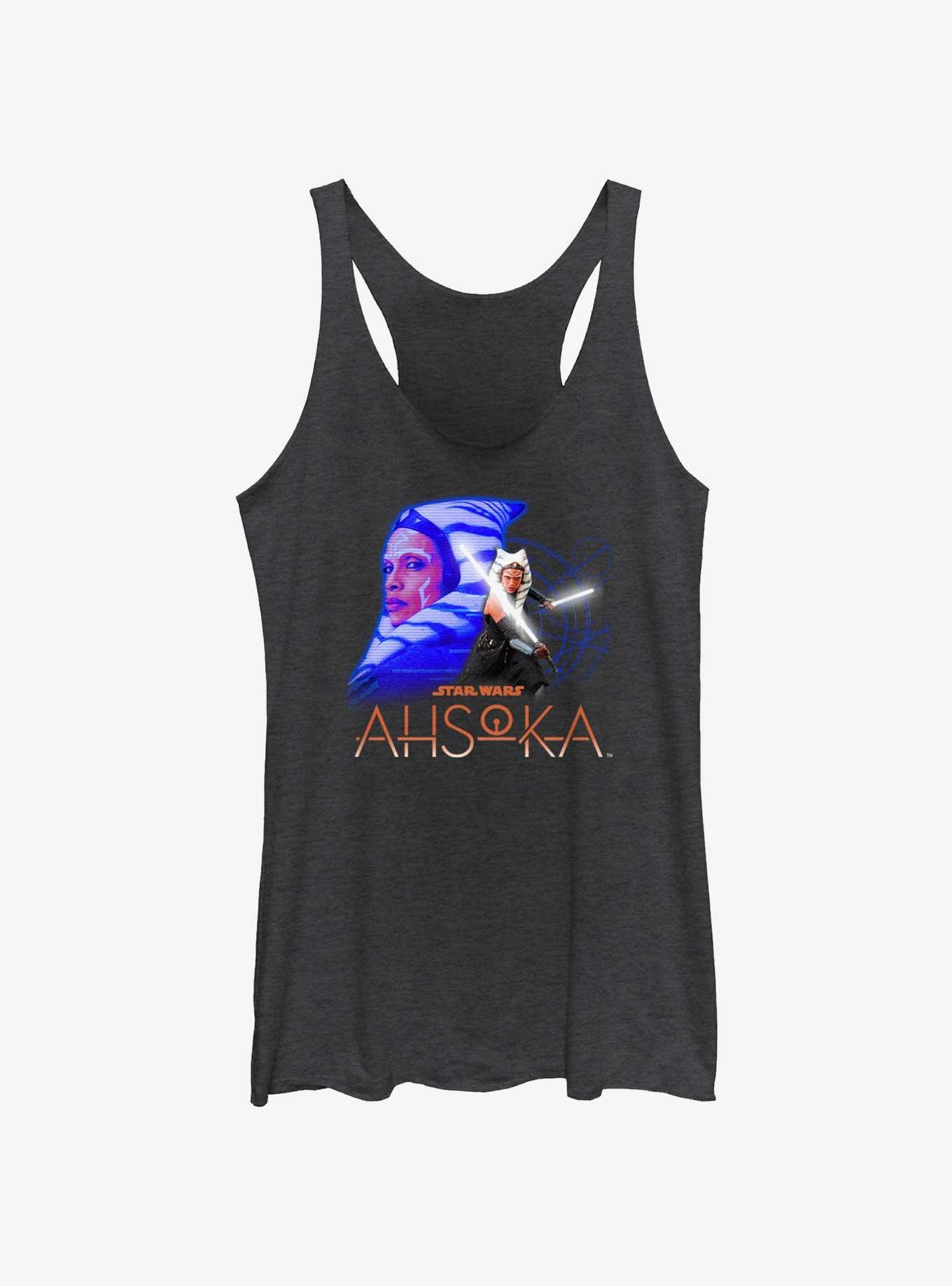 Star Wars Ahsoka Apprentice Of Anakin Girls Tank, BLK HTR, hi-res