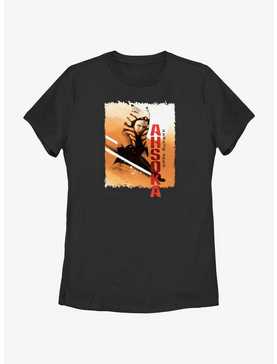 Star Wars Ahsoka Warm Tonal Swoosh Womens T-Shirt, , hi-res
