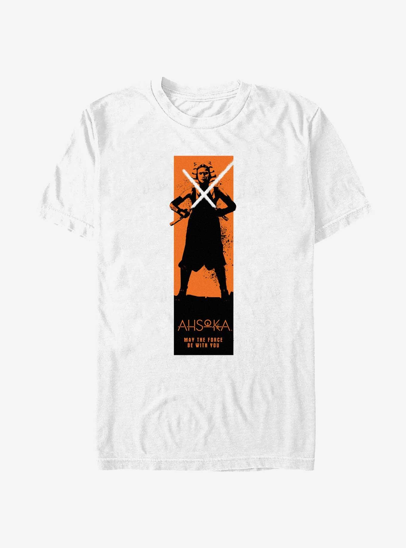 Star Wars Ahsoka Force Block T-Shirt, WHITE, hi-res