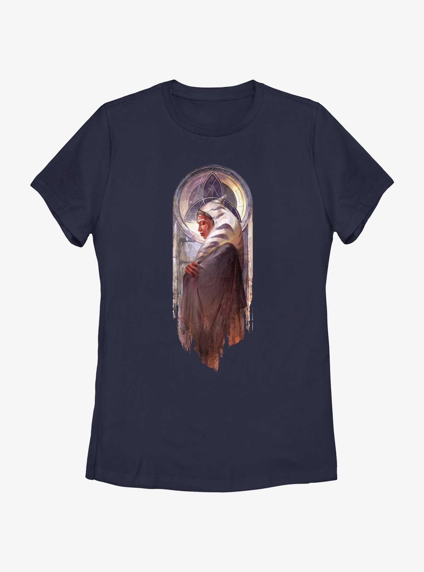 Star Wars Ahsoka Monastic Painting Womens T-Shirt, , hi-res