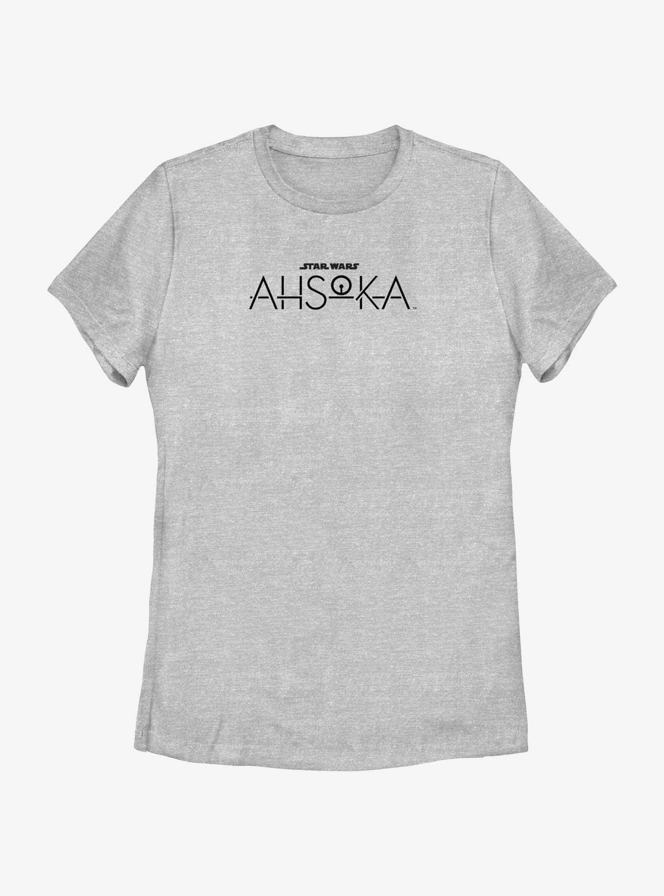 Star Wars Ahsoka Dark Logo Womens T-Shirt, ATH HTR, hi-res
