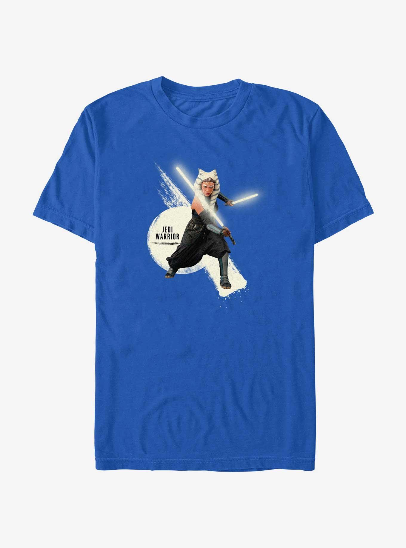 Star Wars Ahsoka Ready For Battle T-Shirt, ROYAL, hi-res