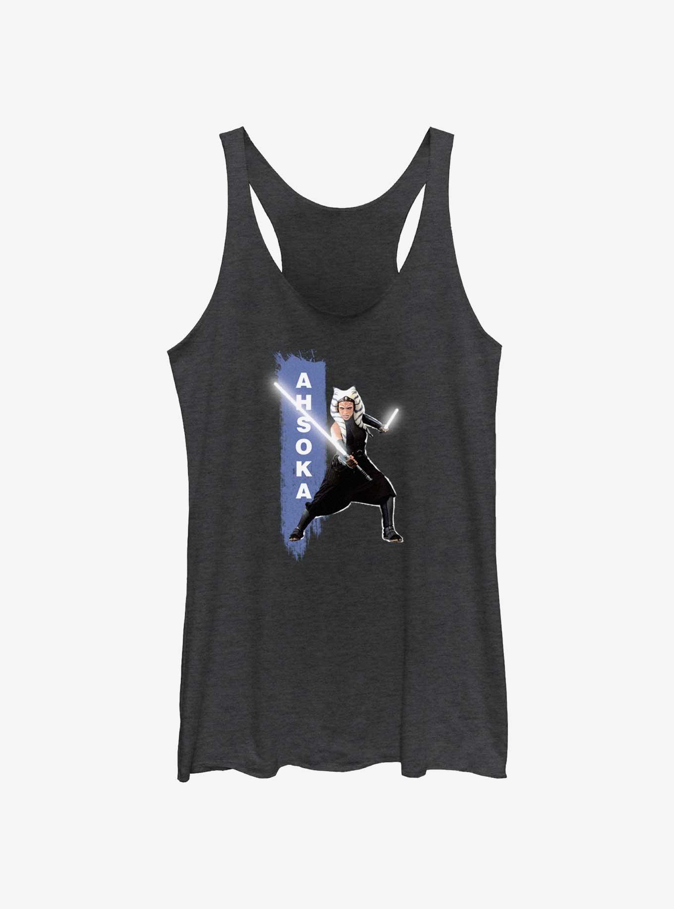 Star Wars Ahsoka Two Sabers Womens Tank Top, , hi-res