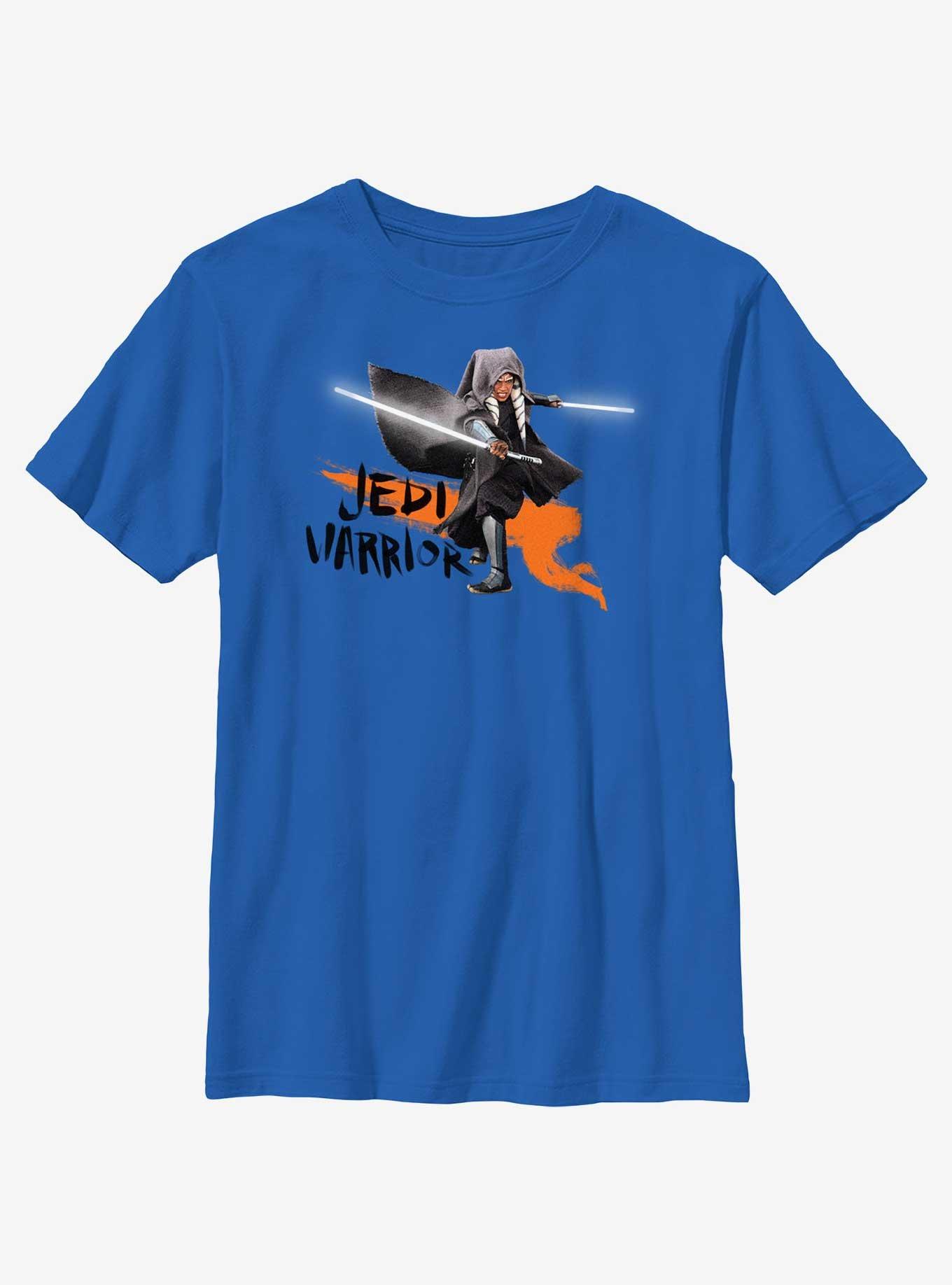 Star Wars Ahsoka Jedi Warrior Youth T-Shirt, ROYAL, hi-res