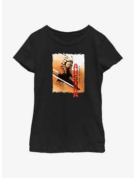 Star Wars Ahsoka Warm Tonal Swoosh Youth Girls T-Shirt, , hi-res