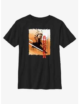 Star Wars Ahsoka Warm Tonal Swoosh Youth T-Shirt, , hi-res