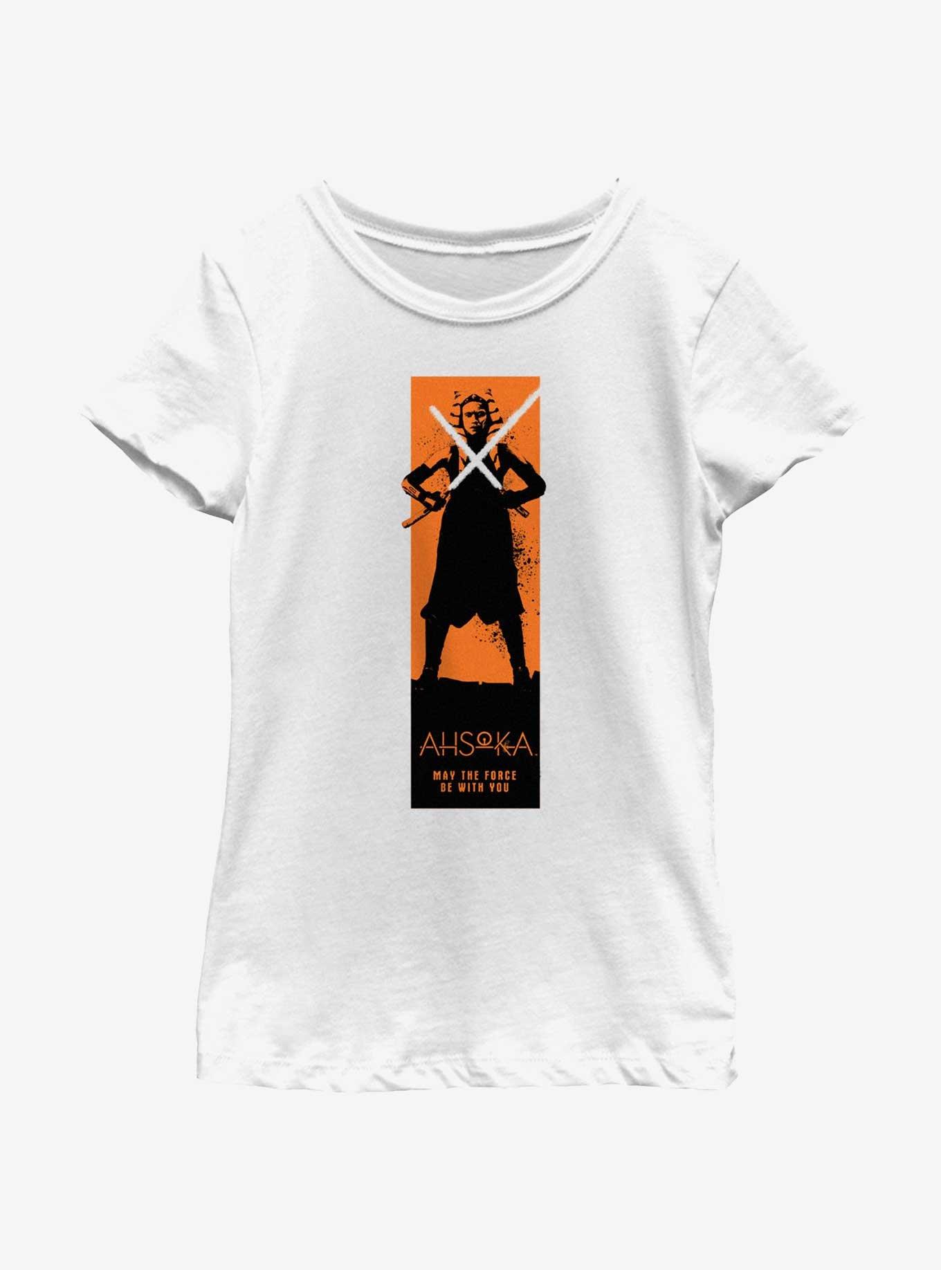 Star Wars Ahsoka Force Block Youth Girls T-Shirt, , hi-res