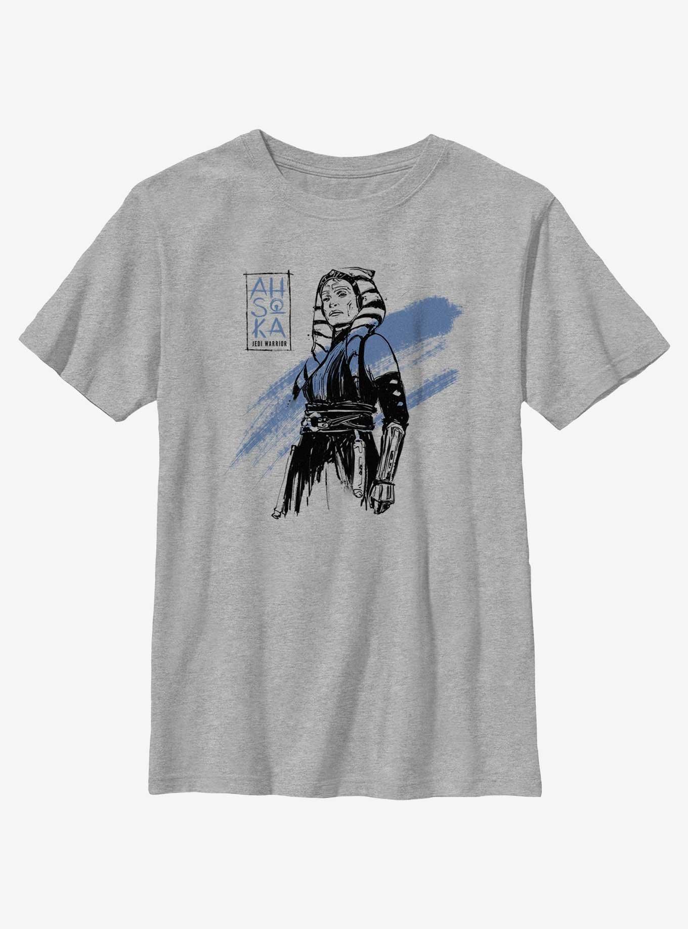 Star Wars Ahsoka Inky Ahsoka Youth T-Shirt, , hi-res