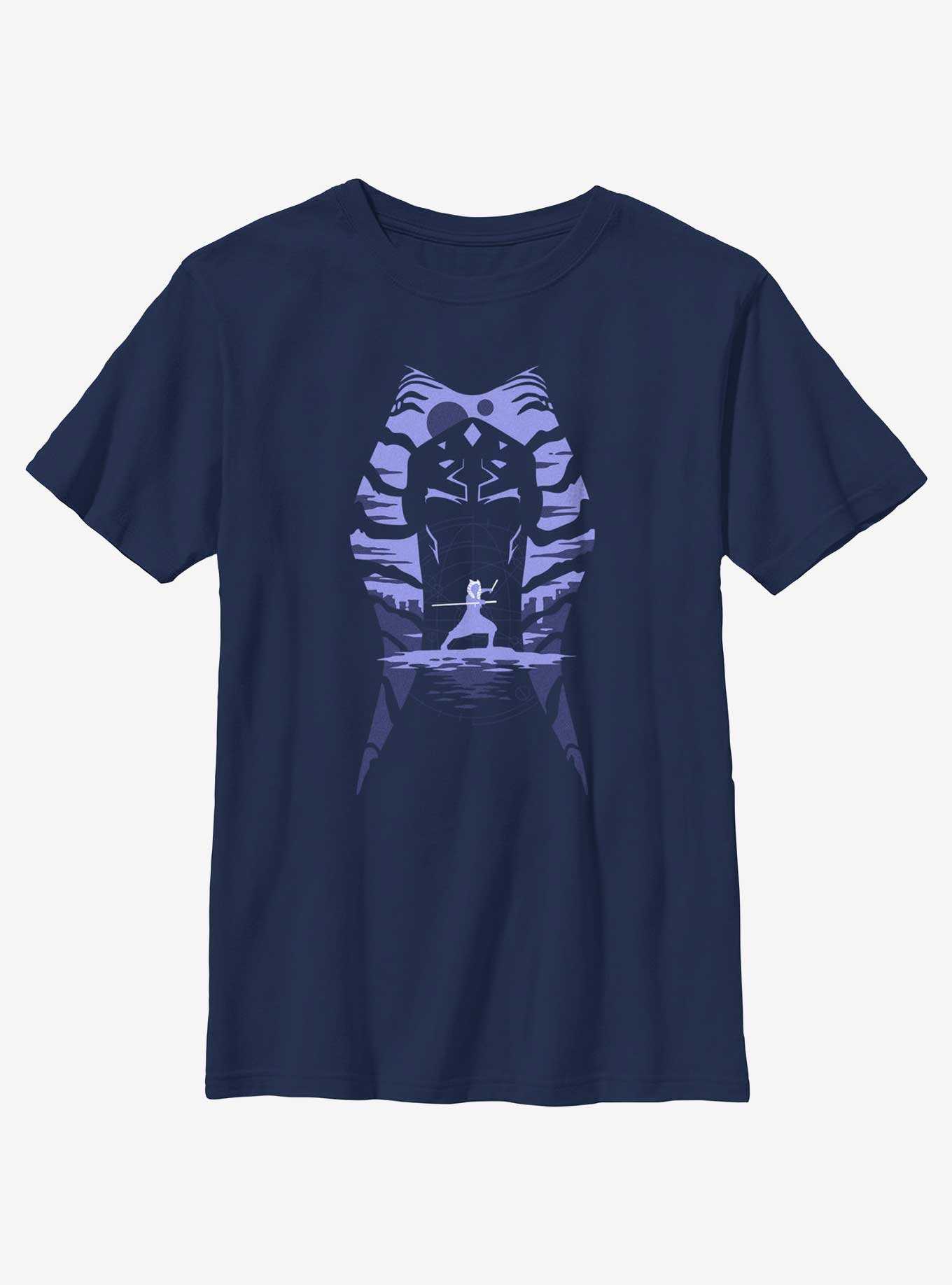 Star Wars Ahsoka Montral Skyline Youth T-Shirt, , hi-res