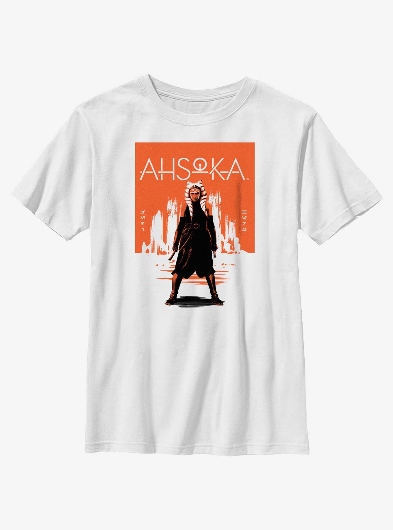 Star Wars Ahsoka Action Stance Youth T-Shirt, , hi-res