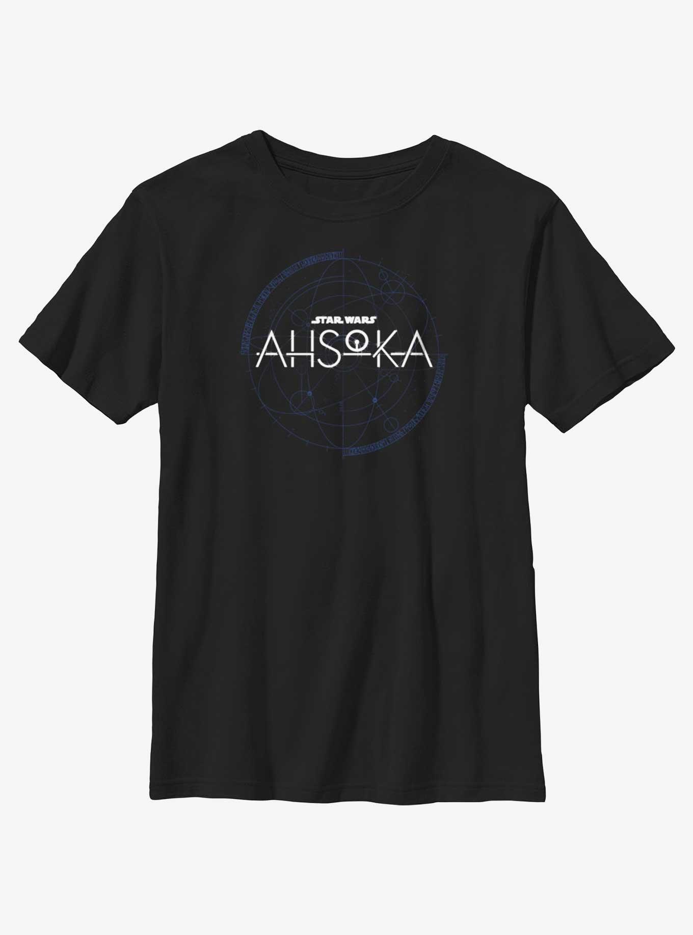 Star Wars Ahsoka Planetary Logo Youth T-Shirt, , hi-res