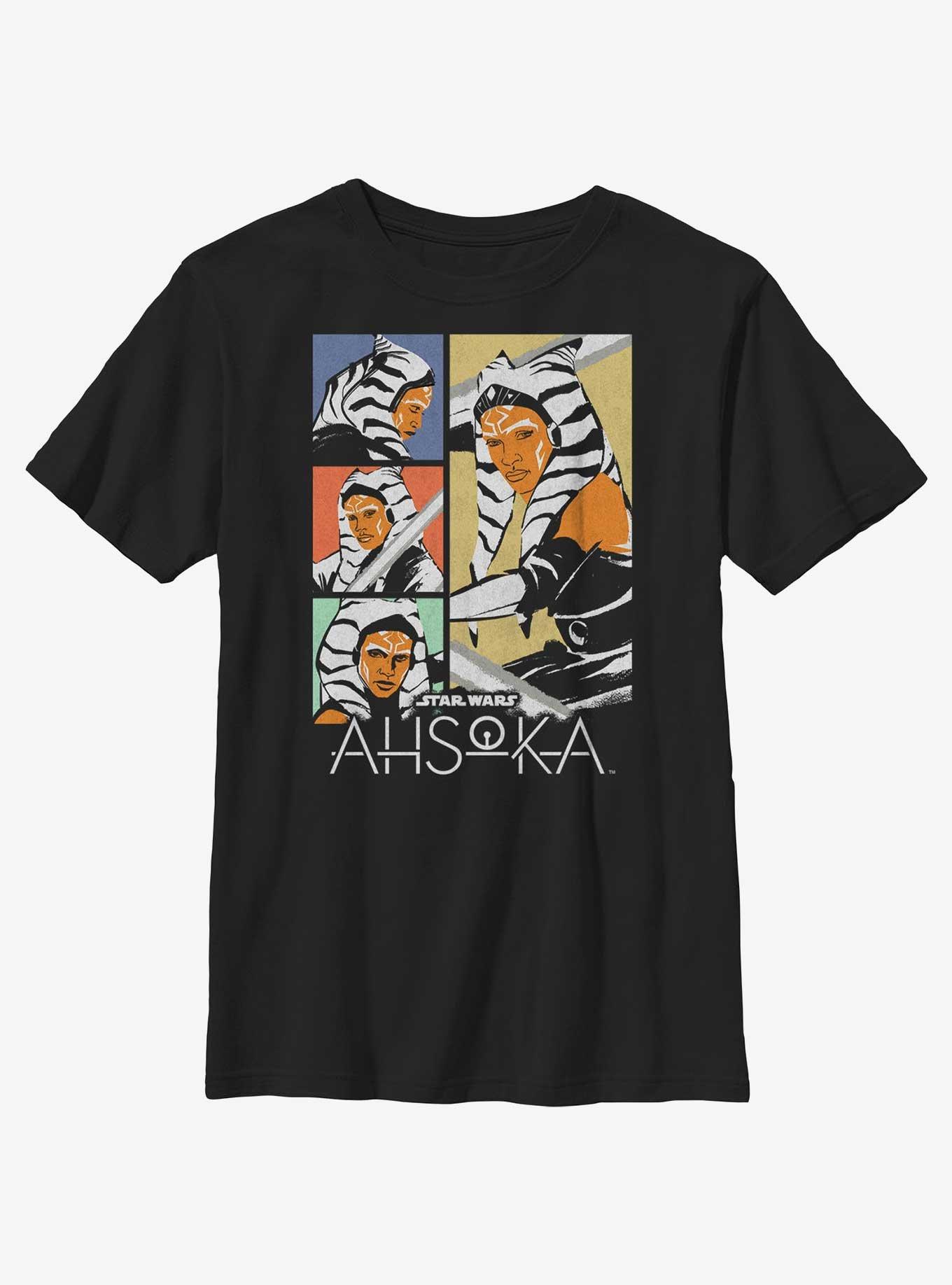 Star Wars Ahsoka Jedi Box Up Youth T-Shirt, , hi-res