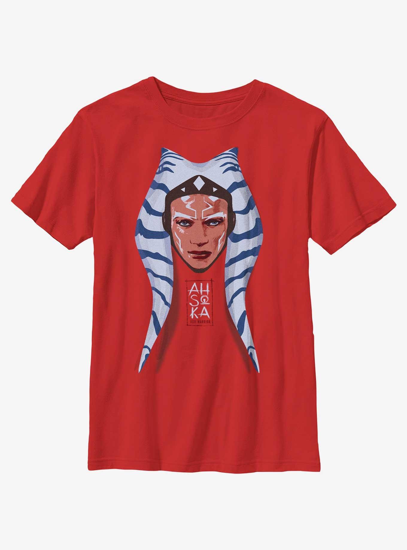 Star Wars Ahsoka Montral Portrait Youth T-Shirt, , hi-res