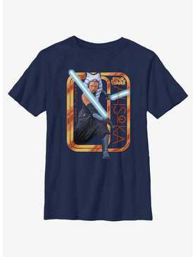 Star Wars Ahsoka Saber Badge Youth T-Shirt, , hi-res
