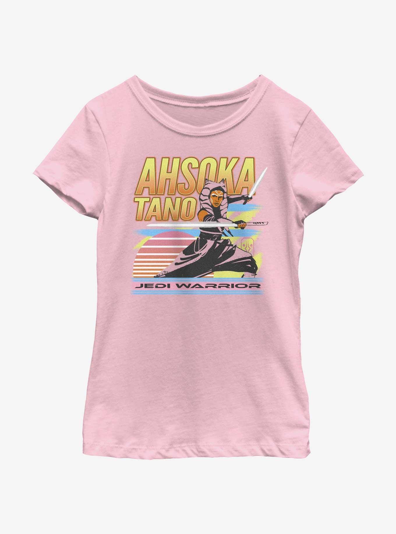 Star Wars Ahsoka Jedi Retro Warrior Youth Girls T-Shirt, , hi-res
