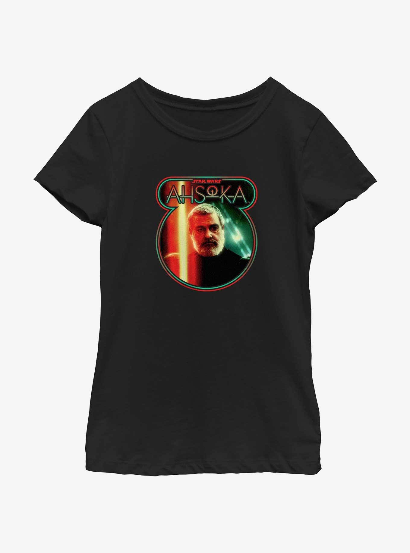 Star Wars Ahsoka Sith Baylan Skoll Youth Girls T-Shirt, BLACK, hi-res