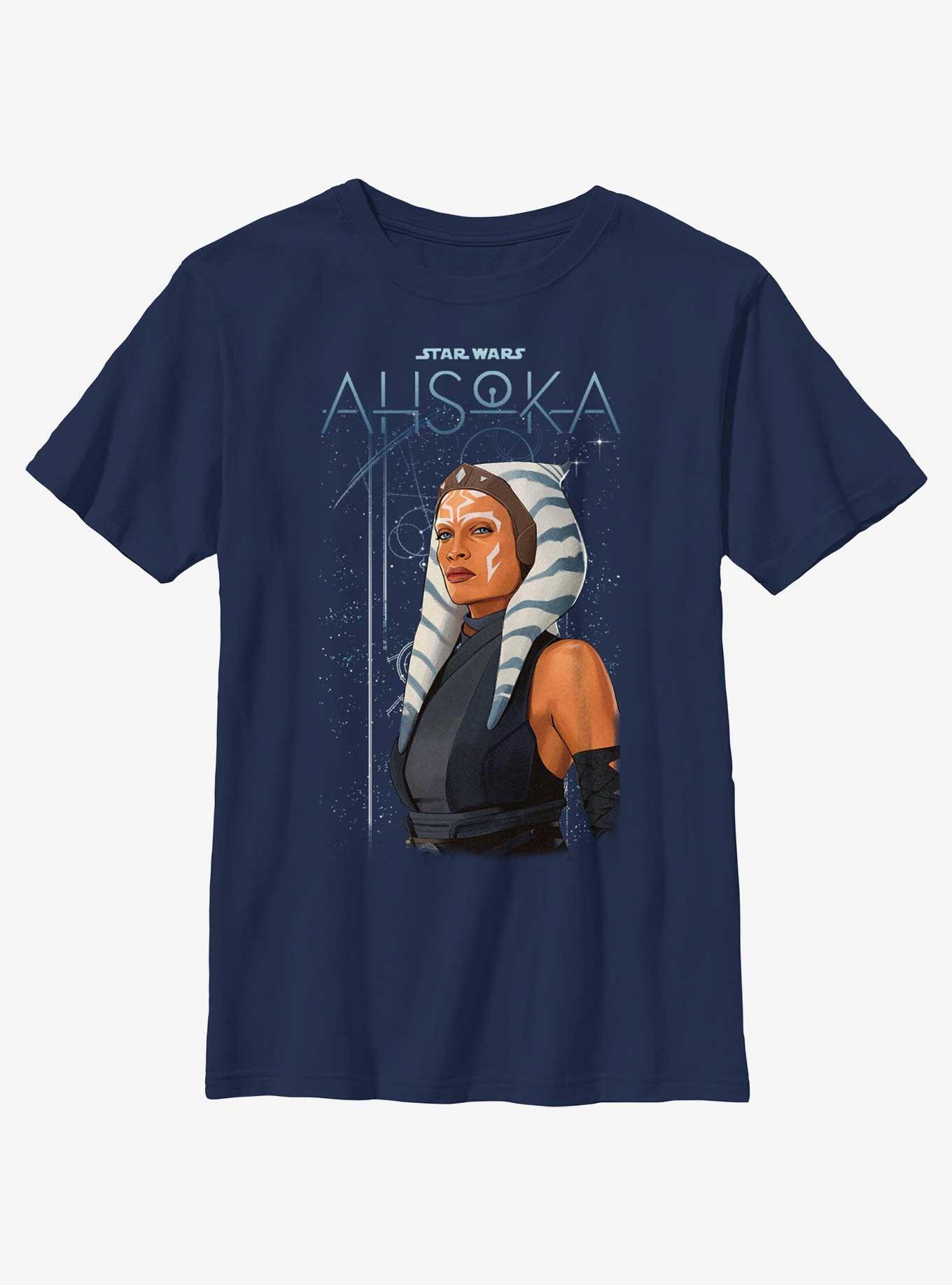 Star Wars Ahsoka Celestial Jedi Youth T-Shirt BoxLunch Web Exclusive, , hi-res
