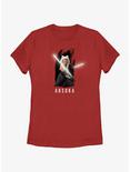 Star Wars Ahsoka Anakin's Padawan Womens T-Shirt, RED, hi-res