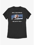 Star Wars Ahsoka May The Force Be With You Portrait Womens T-Shirt, BLACK, hi-res