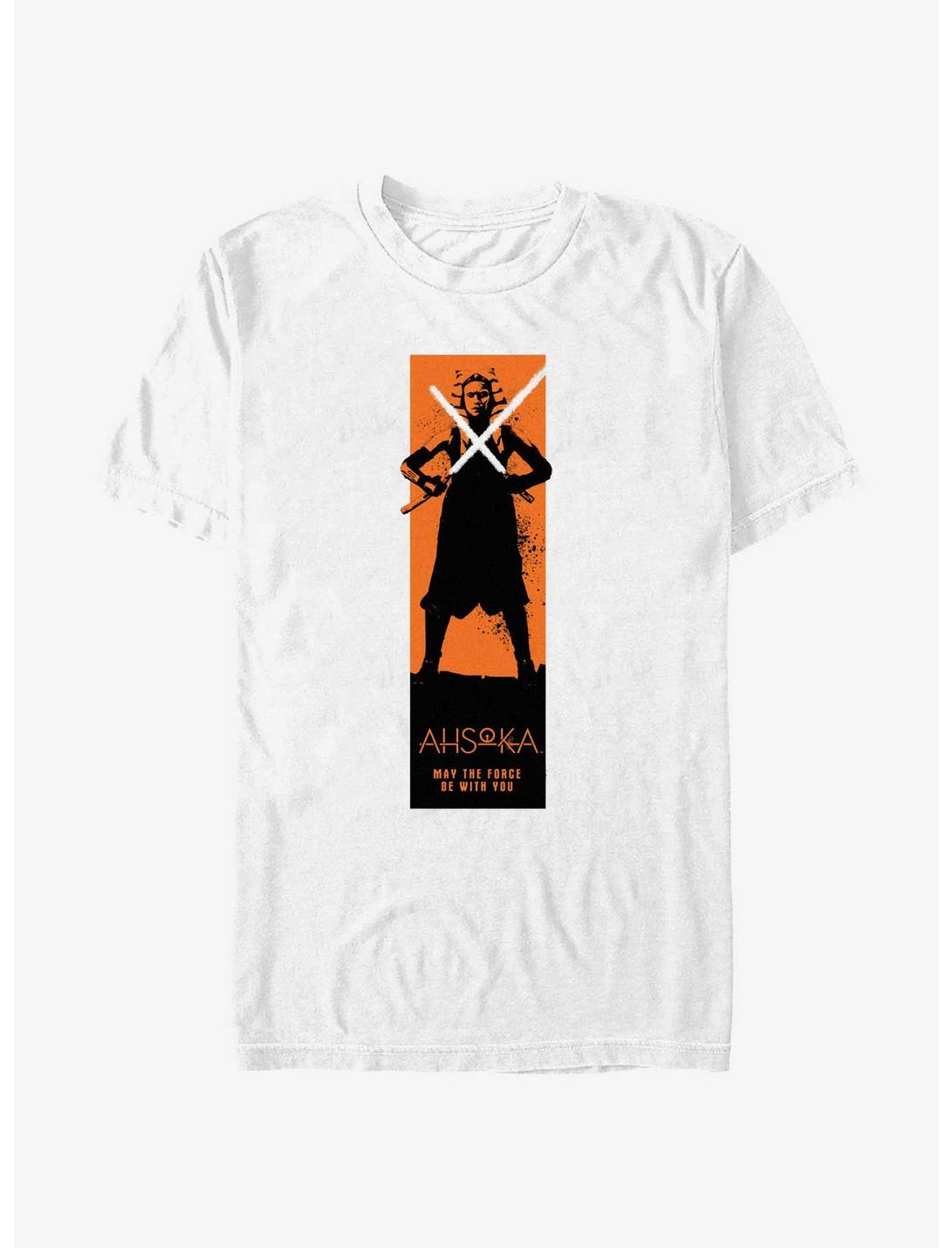 Star Wars Ahsoka Force Block T-Shirt, WHITE, hi-res