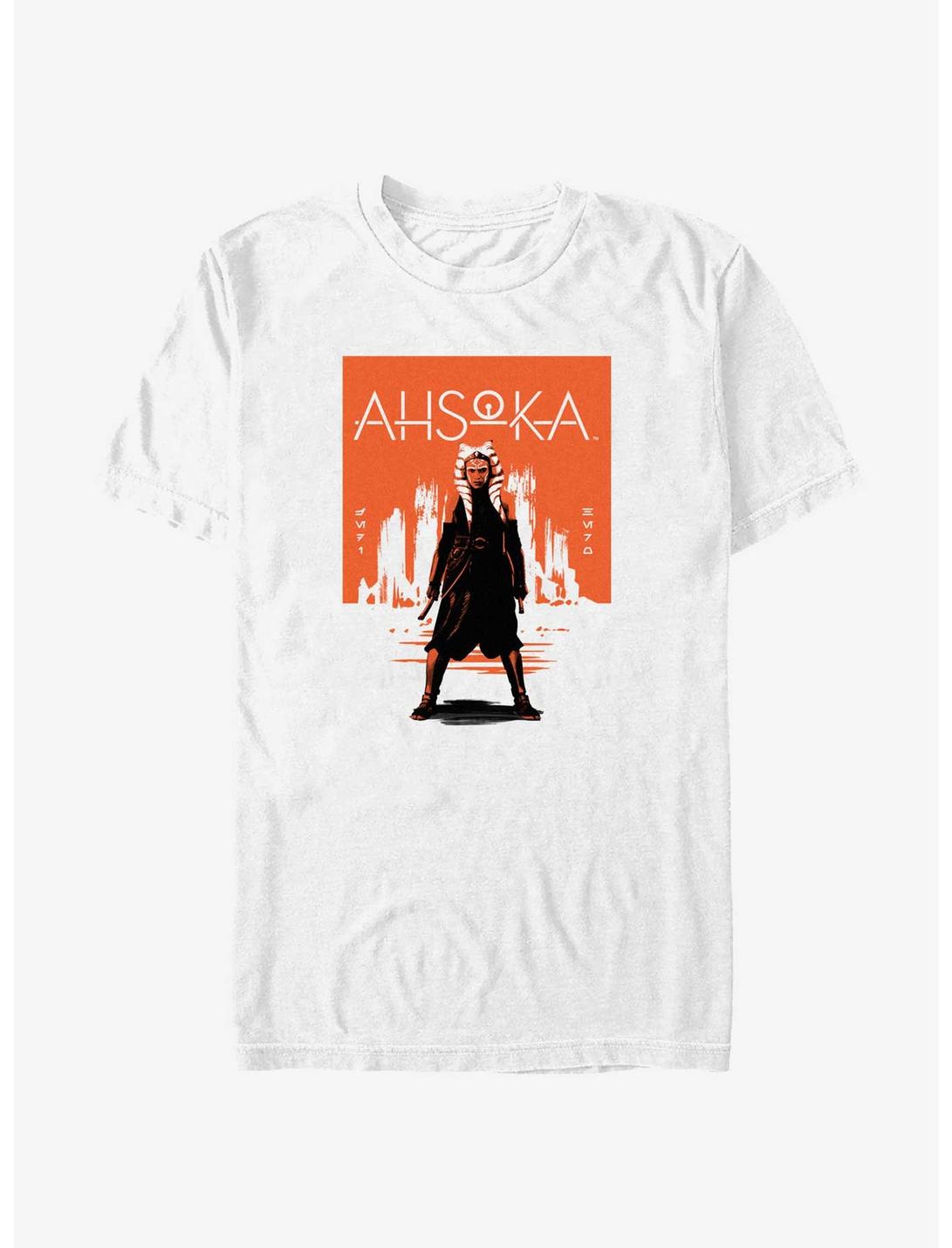 Star Wars Ahsoka Action Stance T-Shirt, WHITE, hi-res