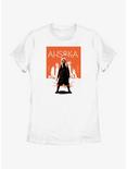 Star Wars Ahsoka Action Stance Womens T-Shirt, WHITE, hi-res