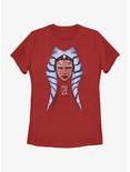 Star Wars Ahsoka Montral Portrait Womens T-Shirt, RED, hi-res