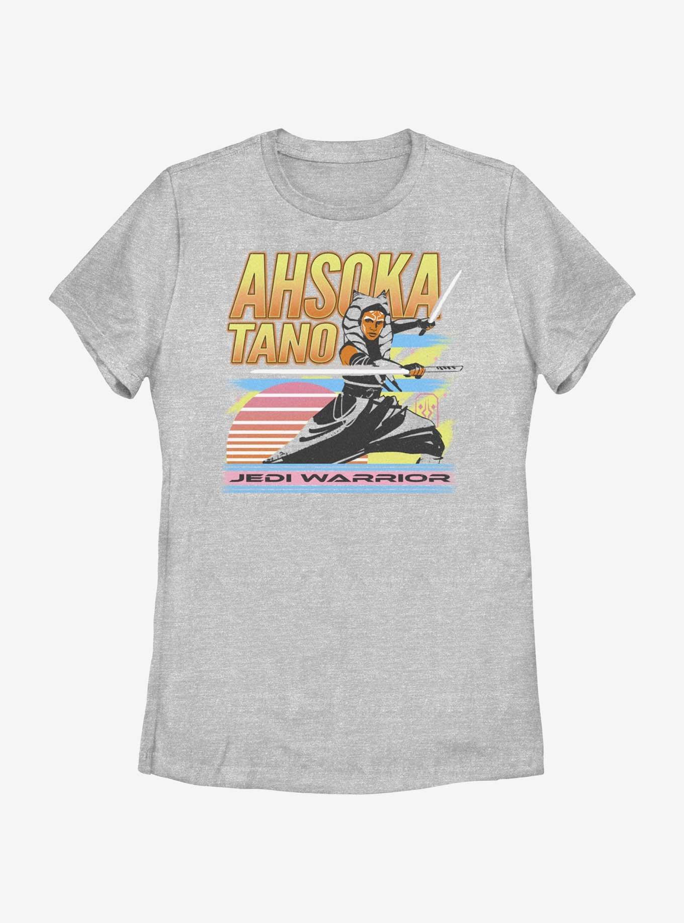 Star Wars Ahsoka Jedi Retro Warrior Womens T-Shirt, , hi-res