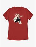 Star Wars Ahsoka Ready For Battle Womens T-Shirt, RED, hi-res