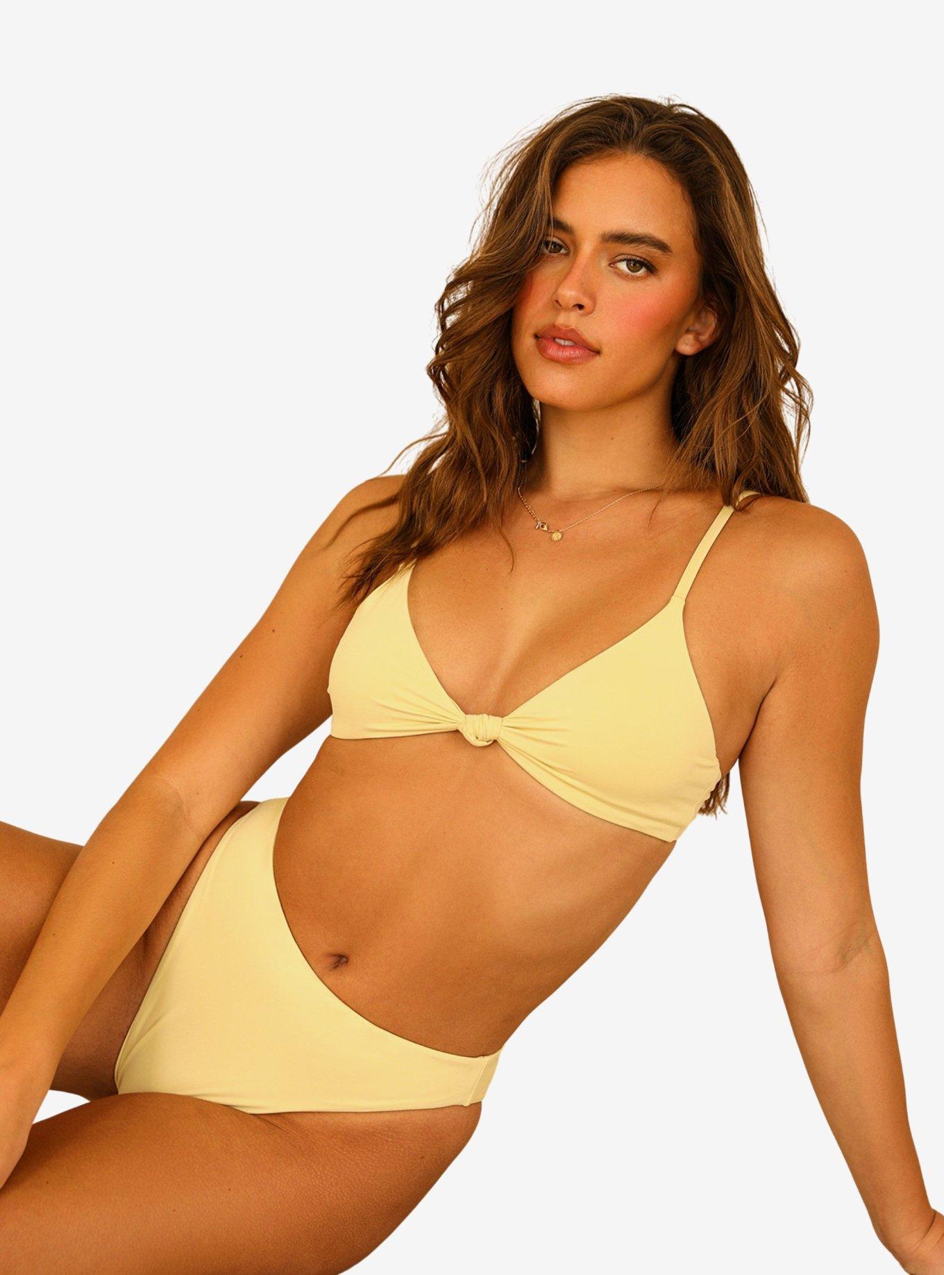 Dippin' Daisy's Zen Swim Top Pale Yellow, PALE YELLOW, hi-res