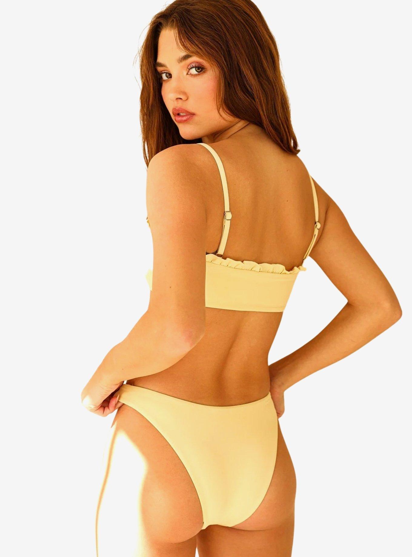 Dippin' Daisy's Nocturnal Swim Bottom Pale Yellow, PALE YELLOW, hi-res